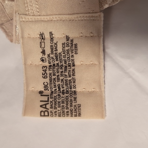 Bali Lift Off white Lace Bra Size 38C New with tags - Picture 5 of 9